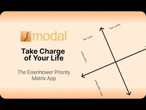 startuptile Modal-The Eisenhower Priority Matrix App