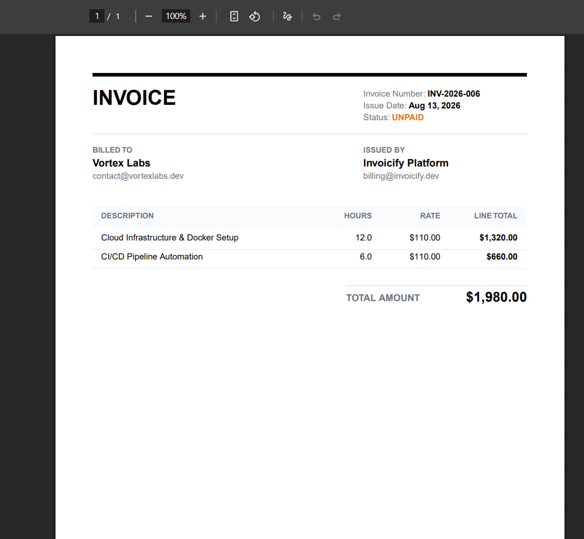 Invoicify gallery image