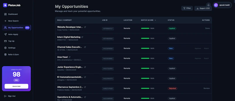PistonJob screenshot 5