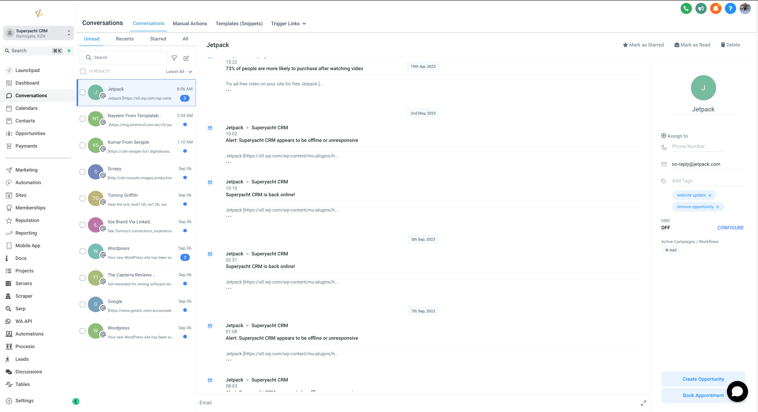 スーパーヨットCRM - #1海事市場でのスーパーヨットマーケティングソフトウェアメディア3