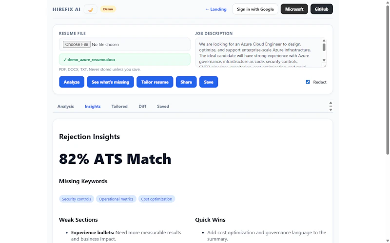 HireFix AI  screenshot 5