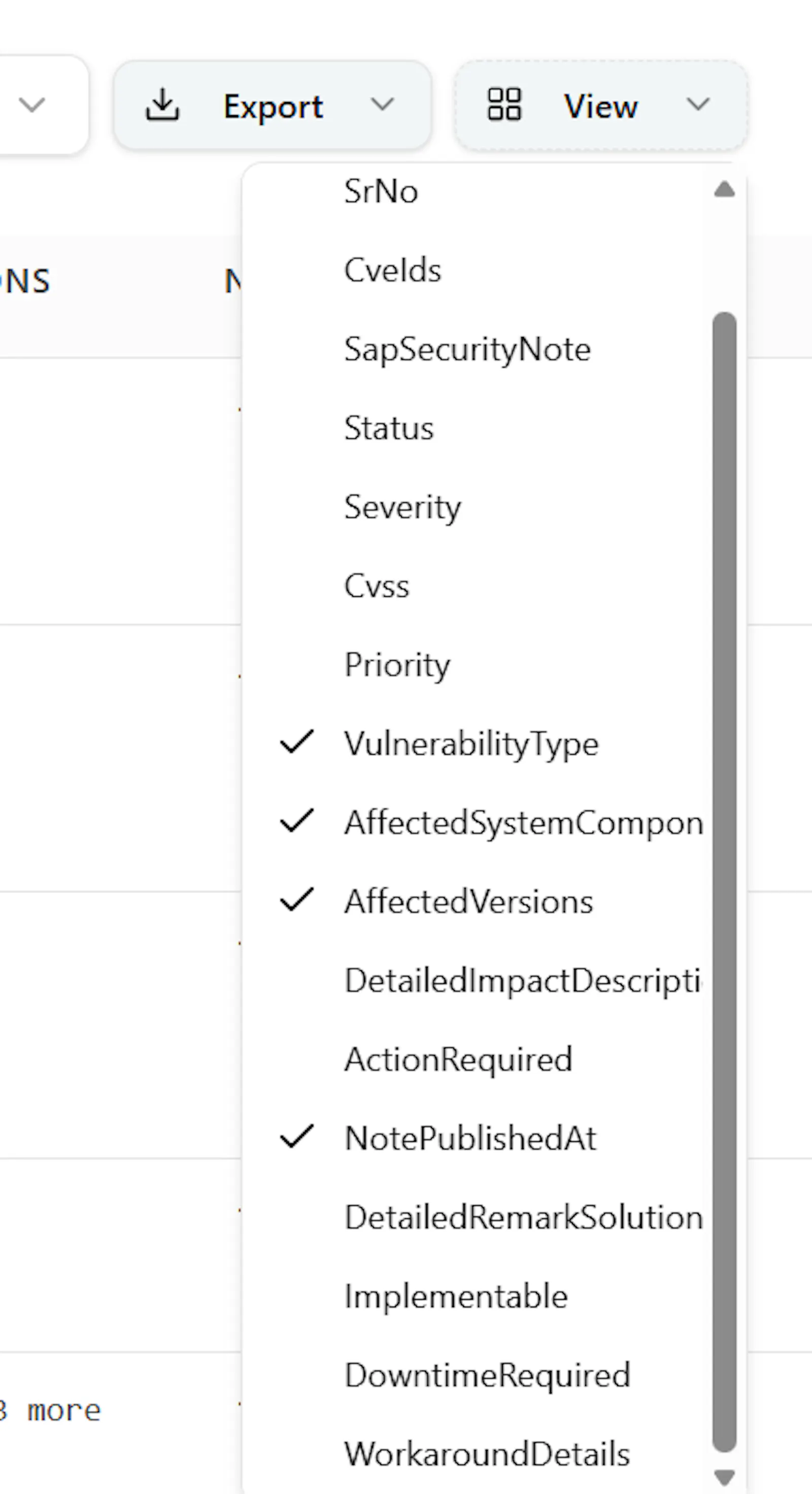 VulnMapper : SAP Vulnerability Mapping  screenshot 7