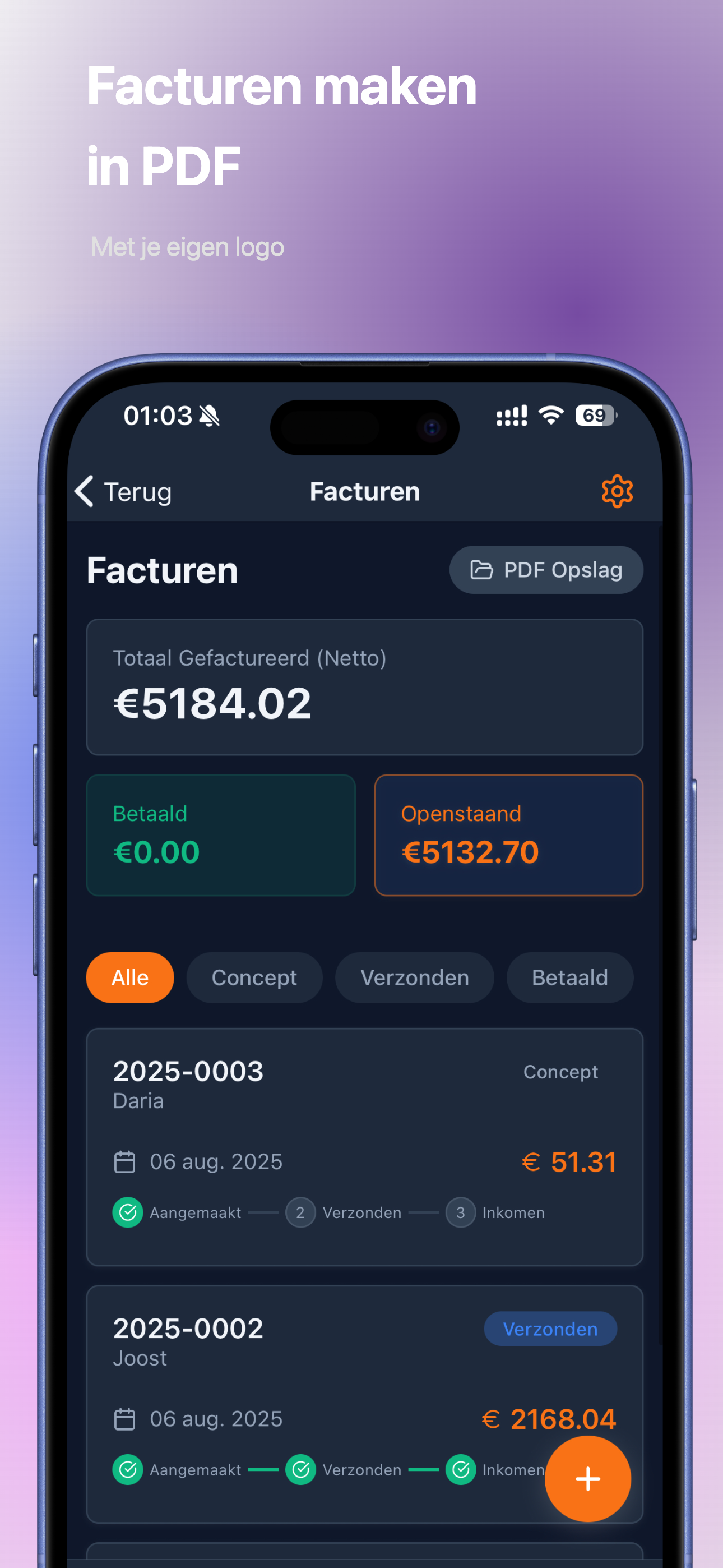 ZZP Pulse - Admin for Dutch Freelancers - Screenshot 5 showing product features and functionality