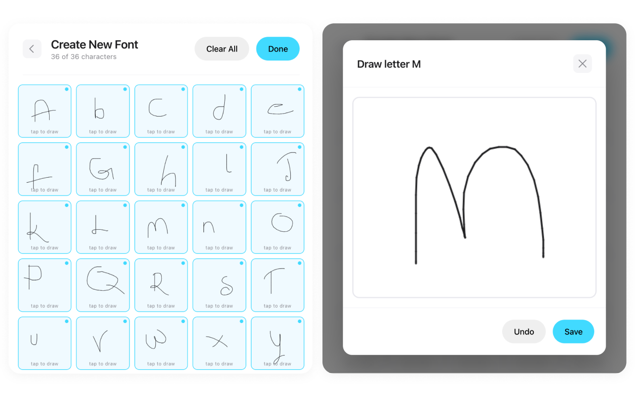 Draw your Font gallery image
