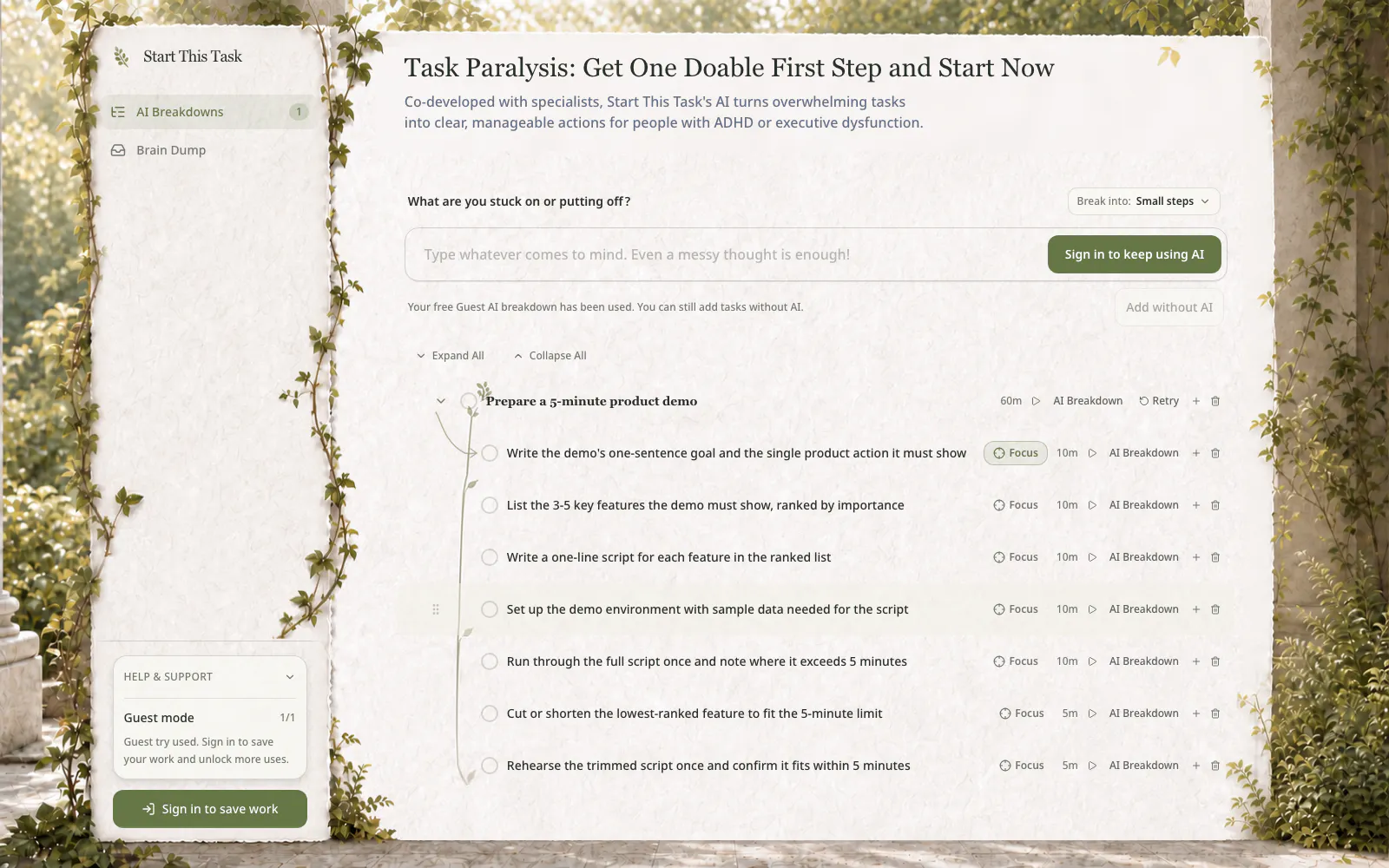 Start This Task gallery image