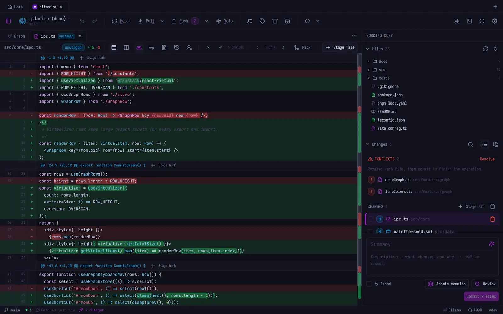 gitmoire screenshot 4