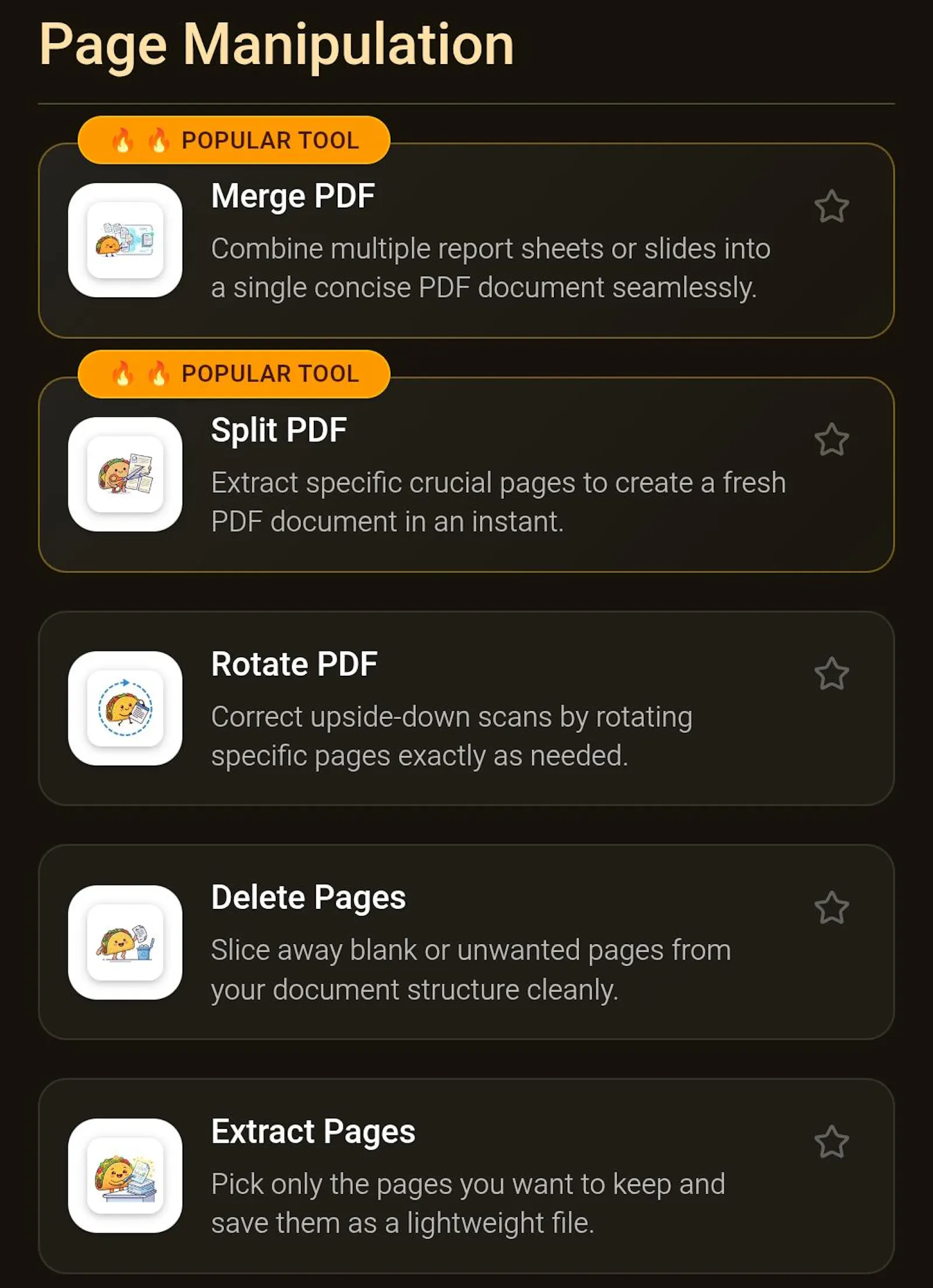 TacoPDF screenshot 2