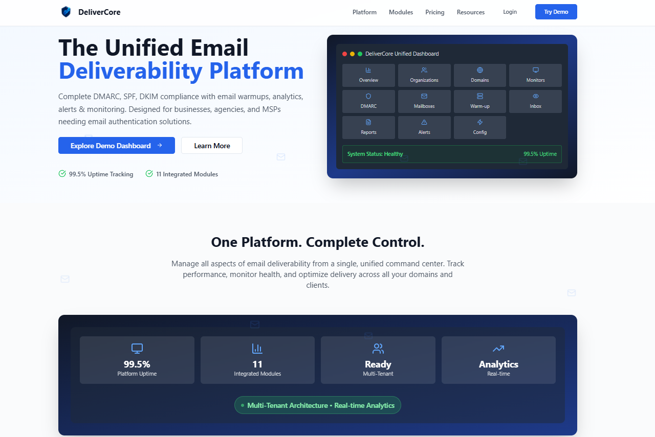 DeliverCore: Email D... logo