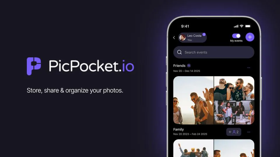 PicPocket.io 제품 배너