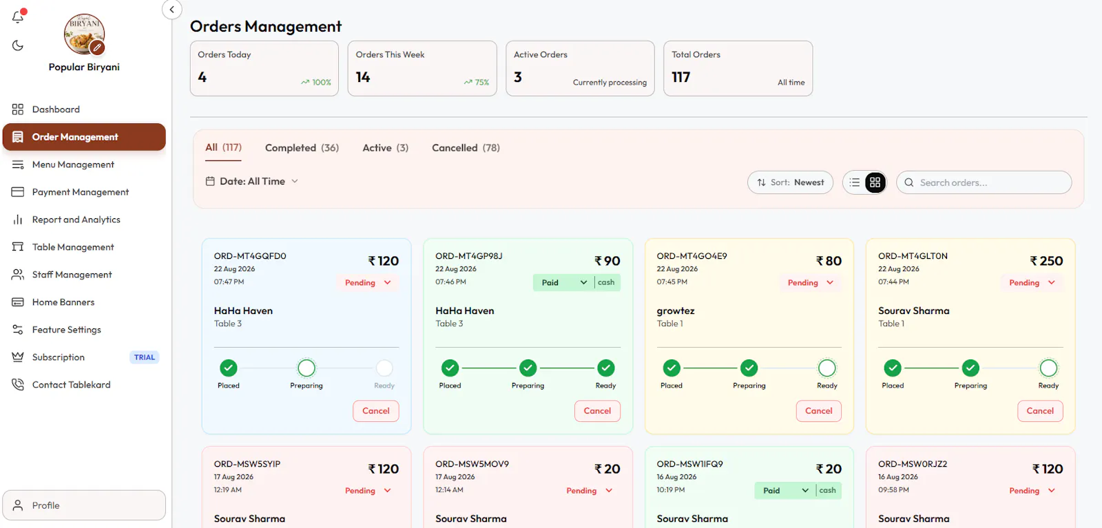 Tablekard screenshot 11