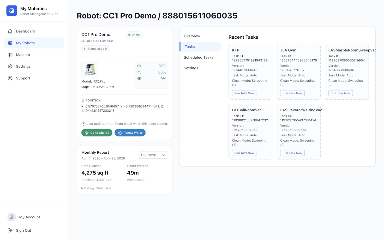 Mobotics Robot Management Suite screenshot 2