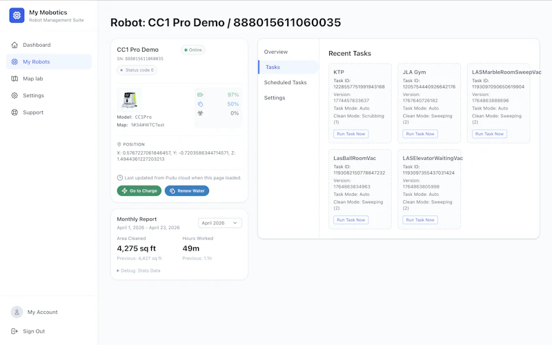 Mobotics Robot Management Suite screenshot 2