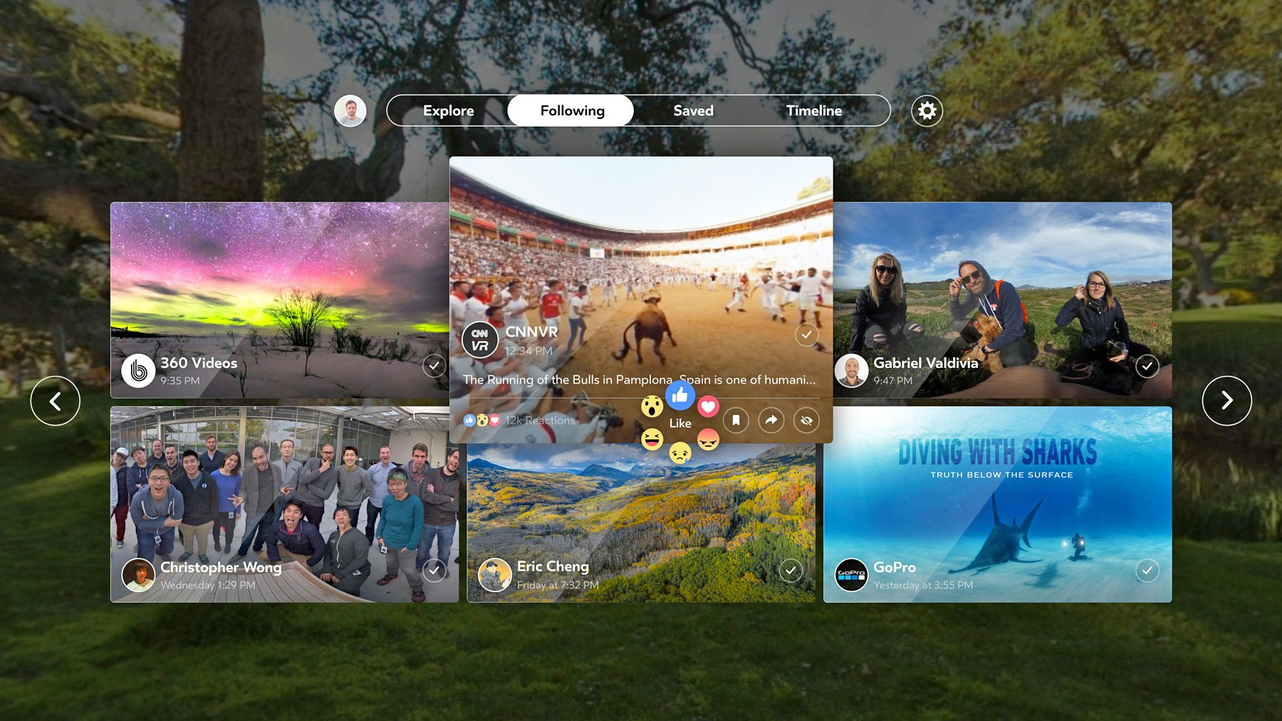 Facebook 360 for Gear VR gallery image