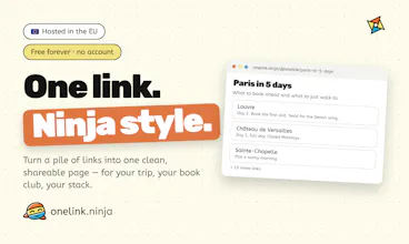 Onelink.ninja - Shareable link lists gallery image