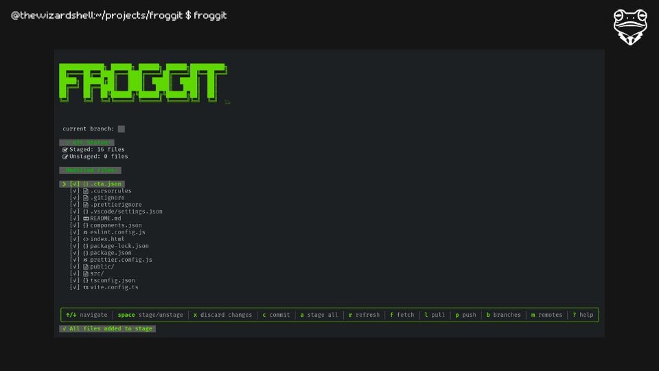 Média Le TUI pour Git & Github Mastery - Grenouille 2