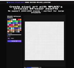 Wplace Pixel Art gallery image