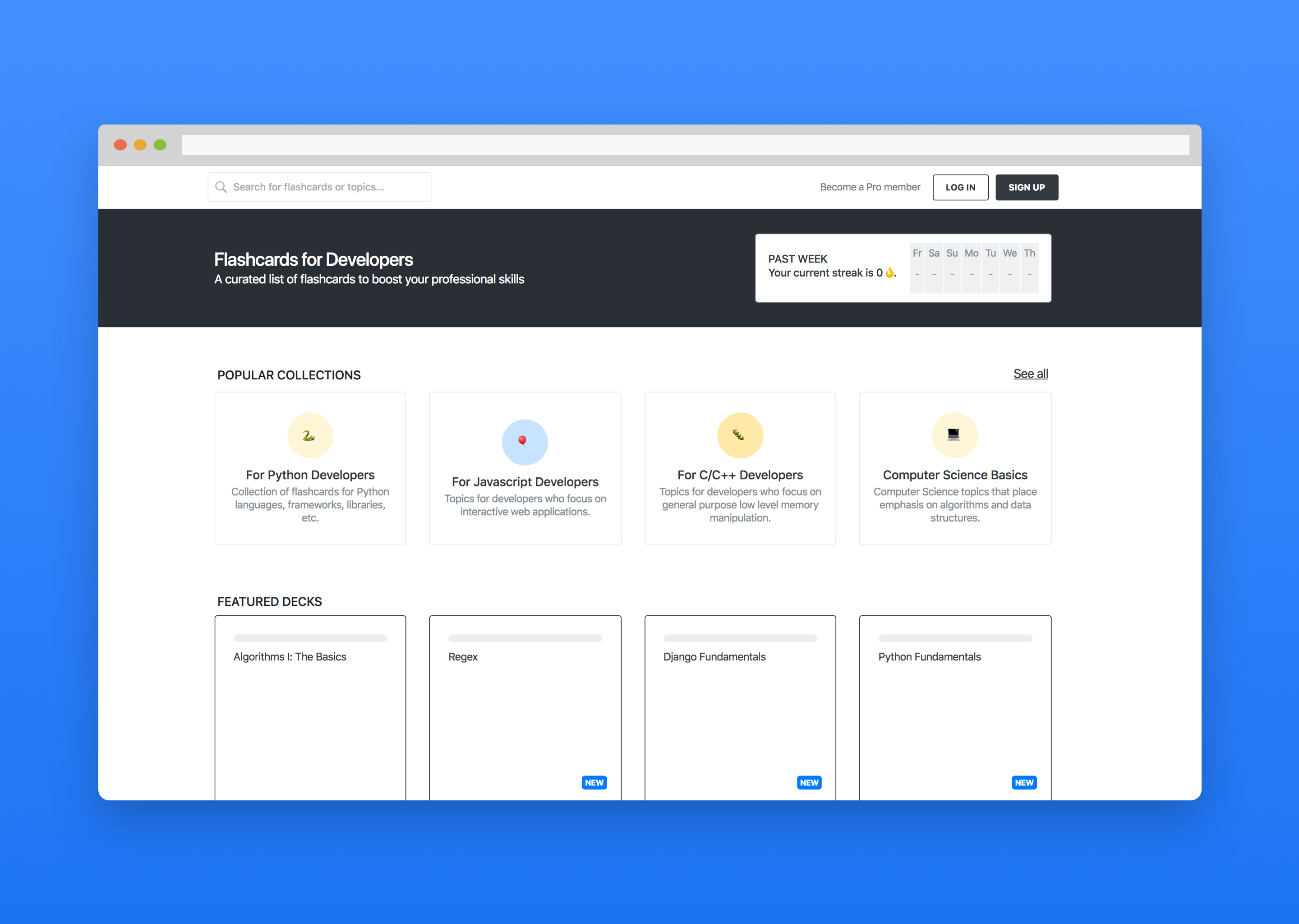 Flashcards for Developers Image