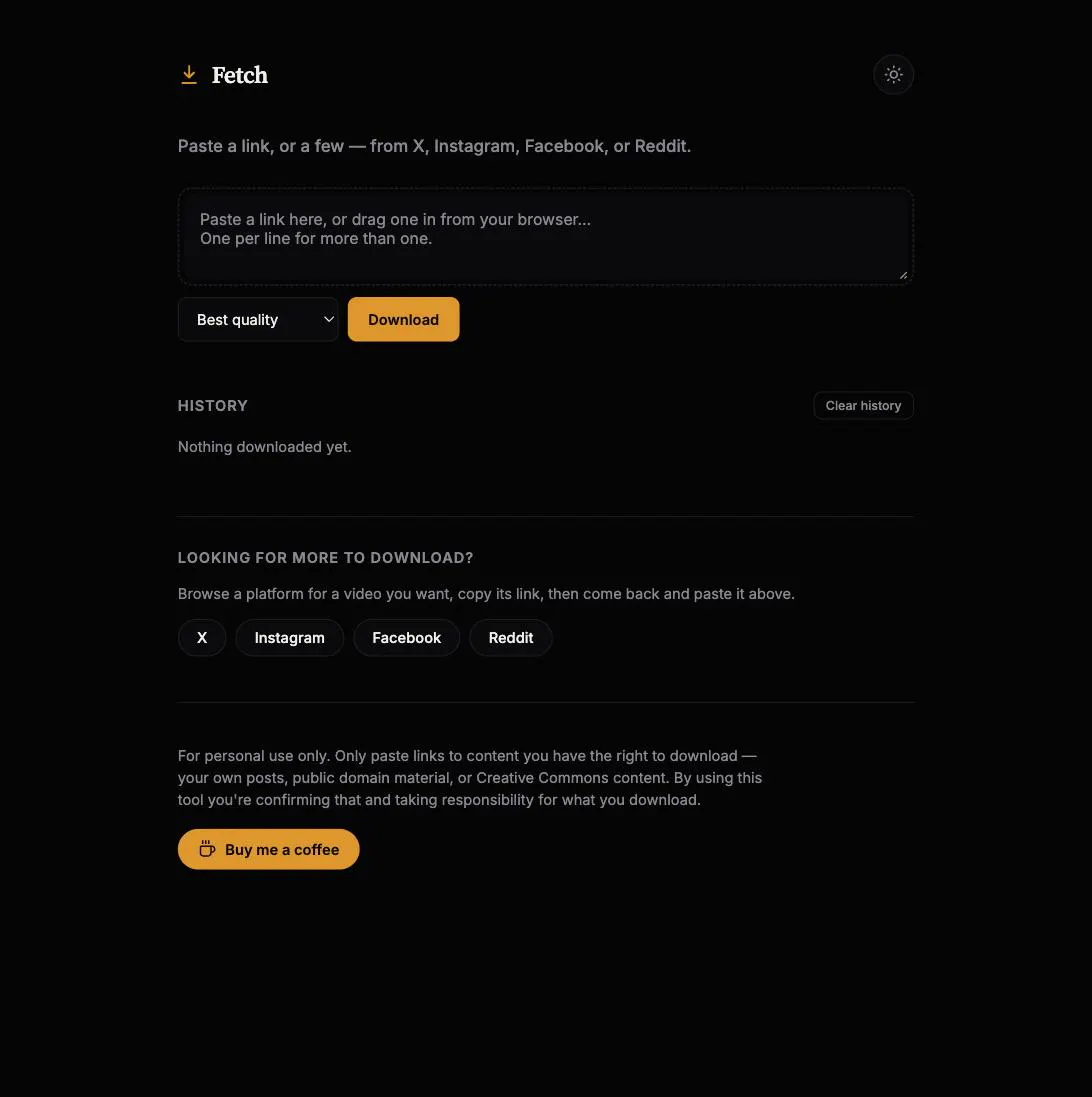 Fetch — video downloader gallery image