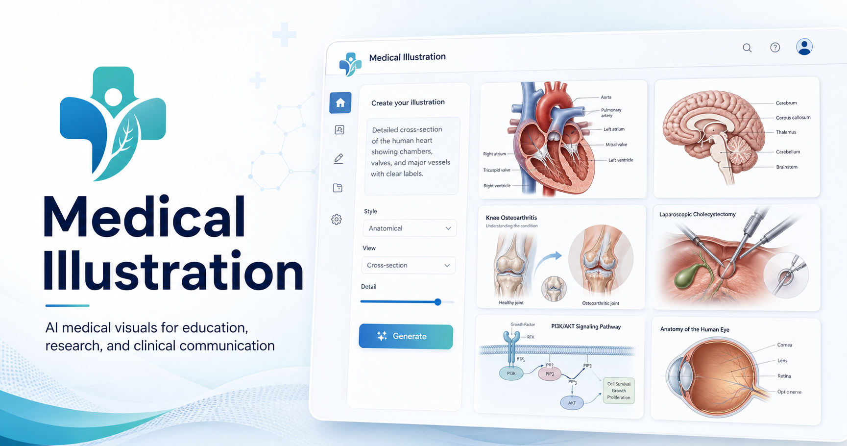 Medical Illustration AI gallery image