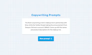 CopywritingPrompts.com gallery image