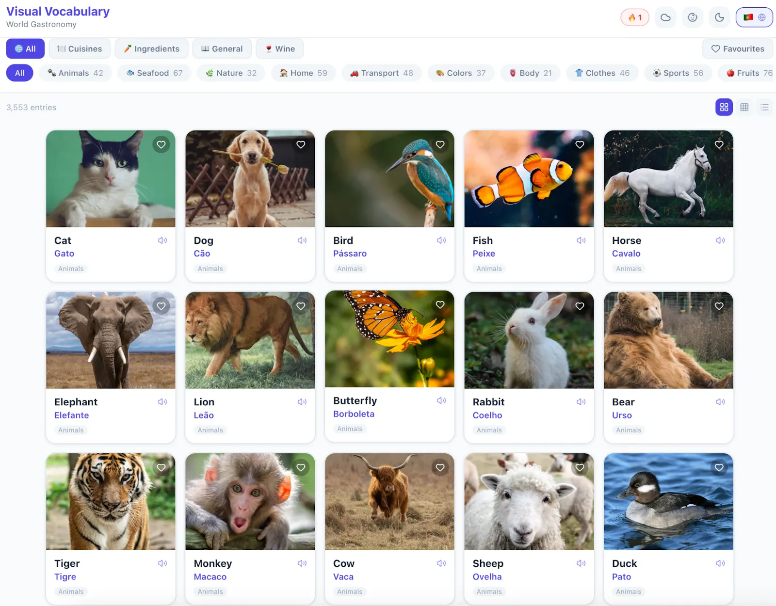 Visual Vocabulary screenshot 2