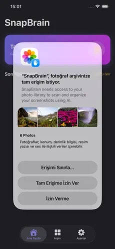 SnapBrain - Main product screenshot demonstrating key features and user interface