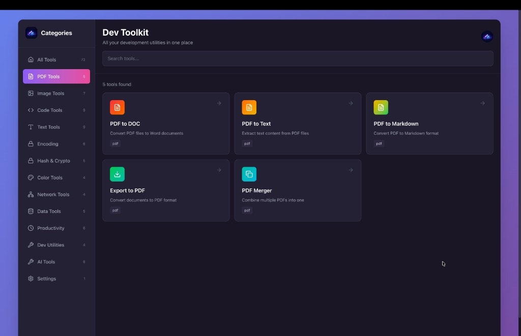 Crystal Dev Toolkit gallery image
