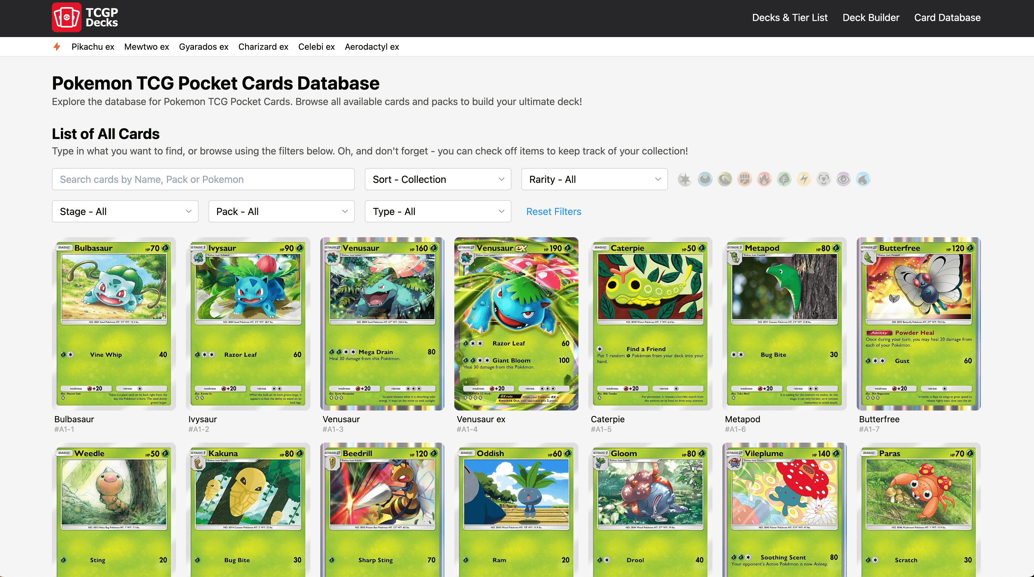 Media Dek pembina untuk poket pokemon tcg 2