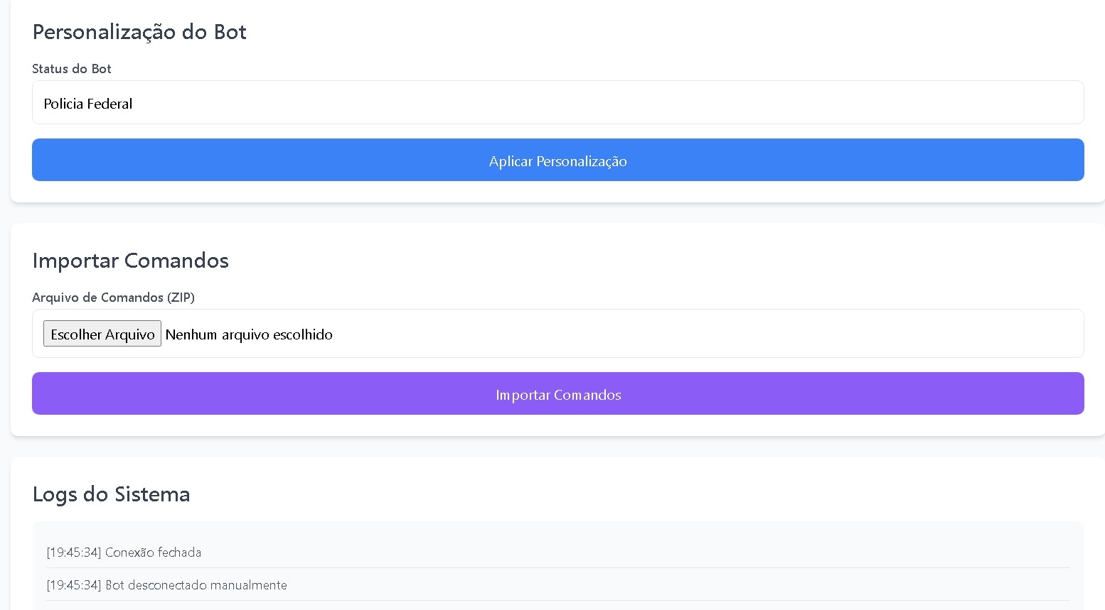 Bot che ospita discordia - Bot hosting Discord di Gabriel Paiva media 2