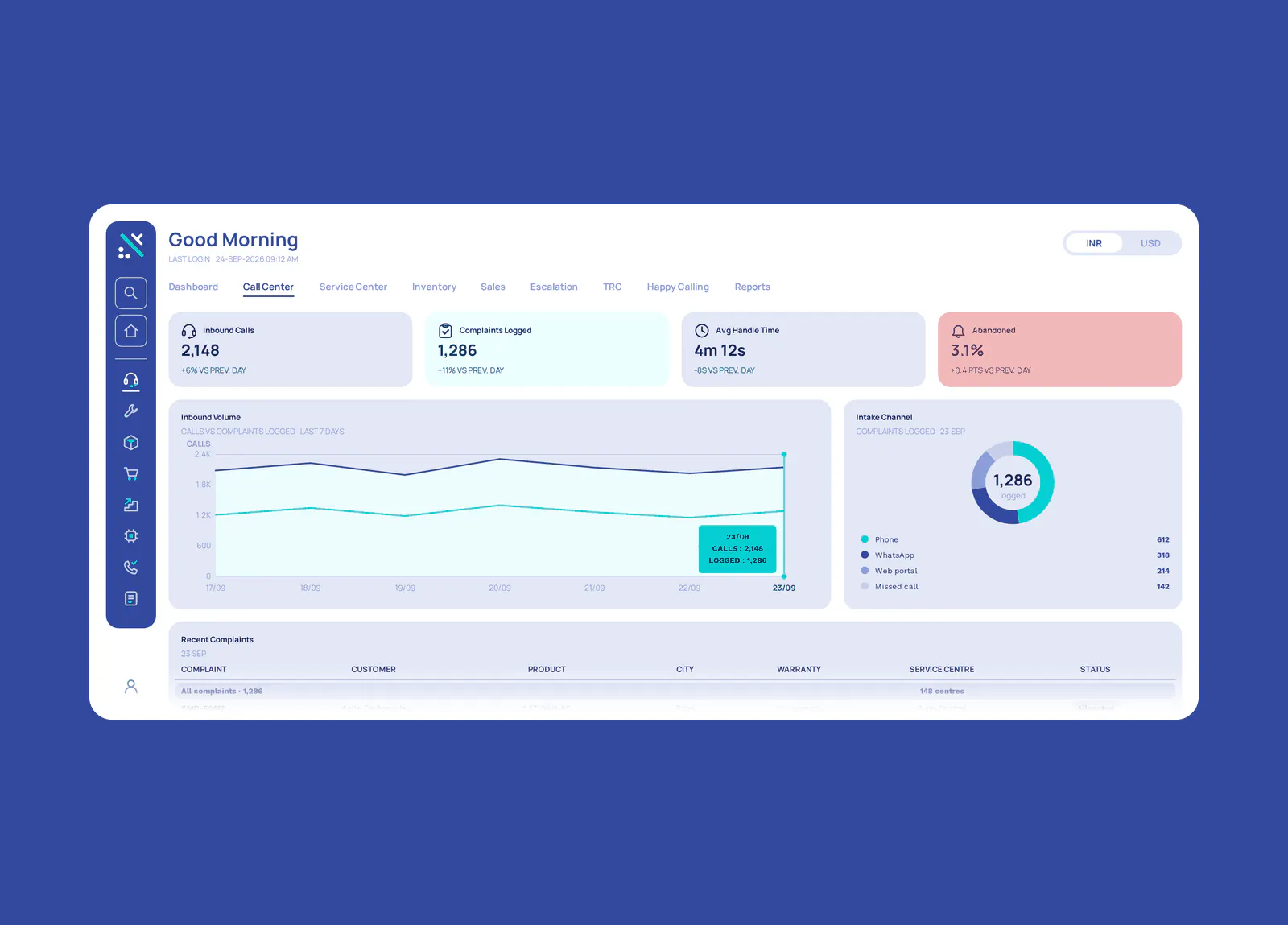 Nural service management software gallery image