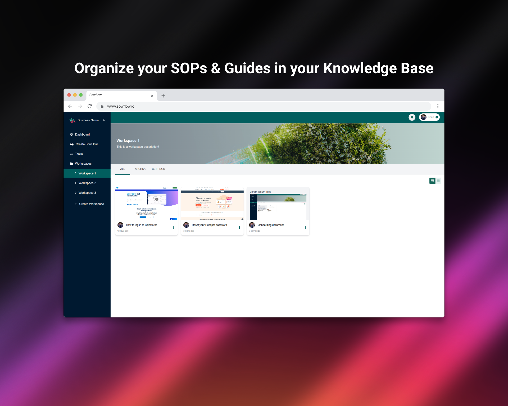 Média Sowflow - Documenter les guides étape par étape et les tenir facilement à jour! 5