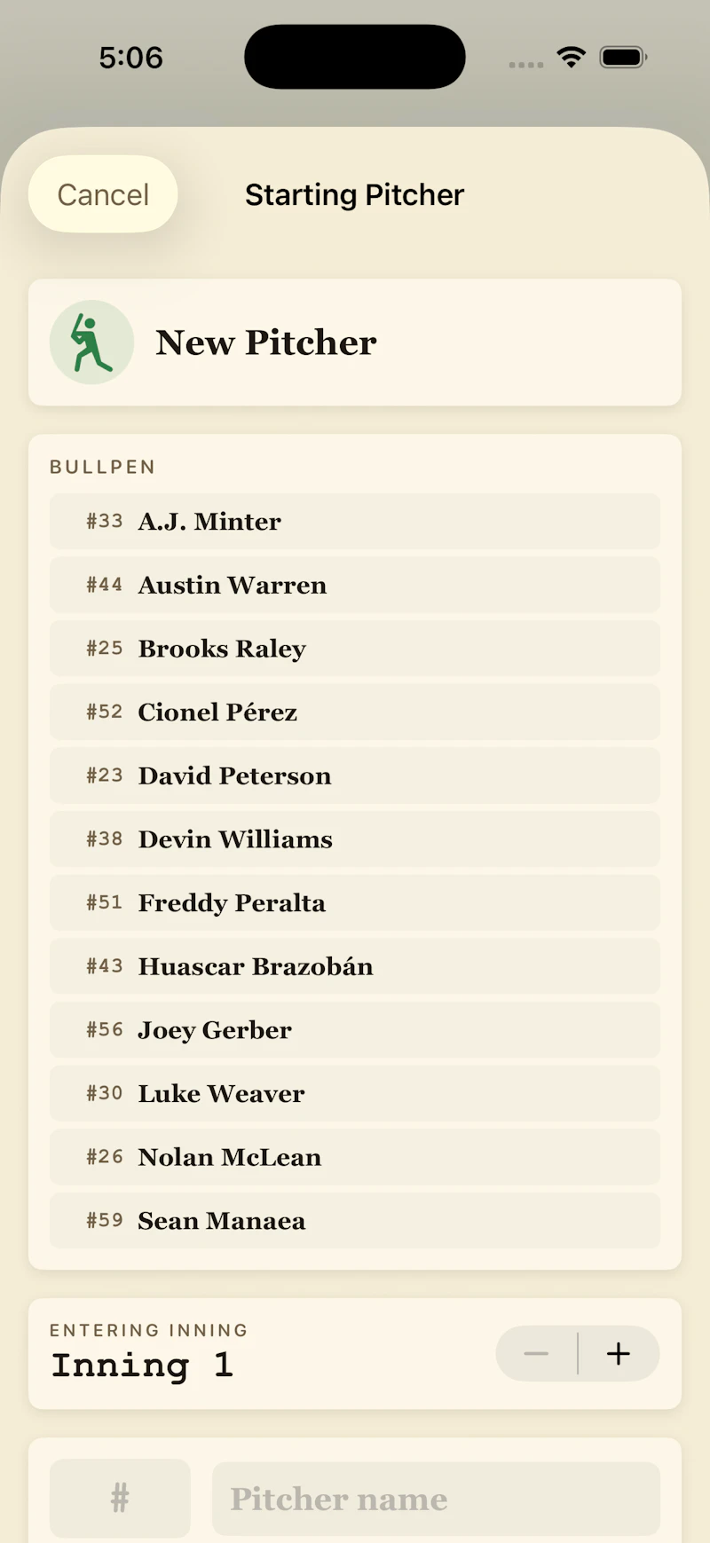 Baseball Scorecard Classic screenshot 10