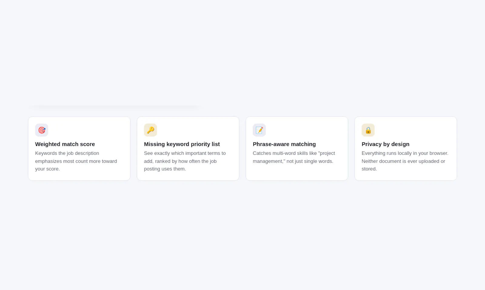 Resume ↔ Job Description Match Checker screenshot 5
