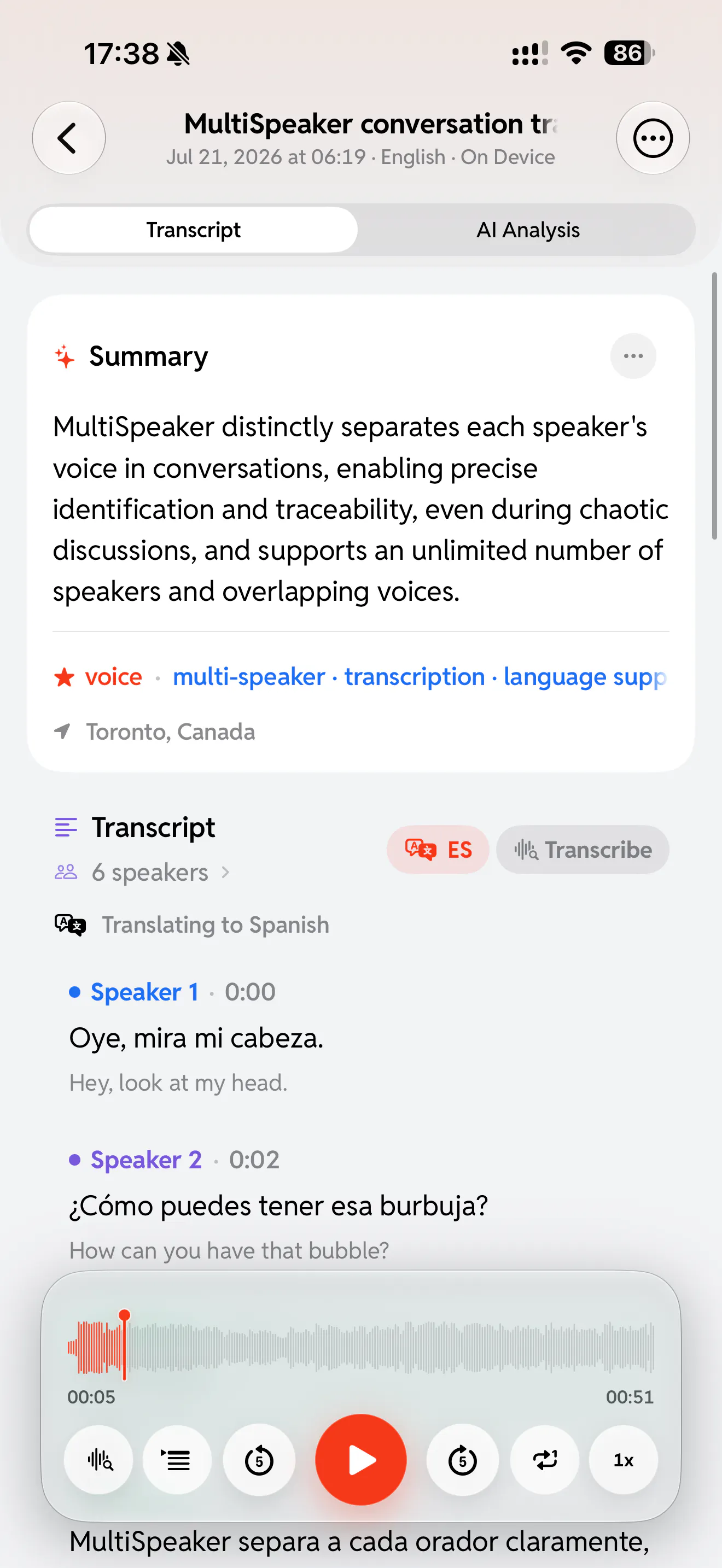 Live Transcriber gallery image