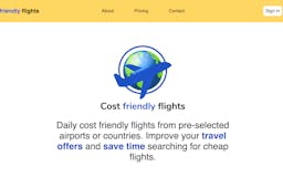 Cost-friendly flights media 1