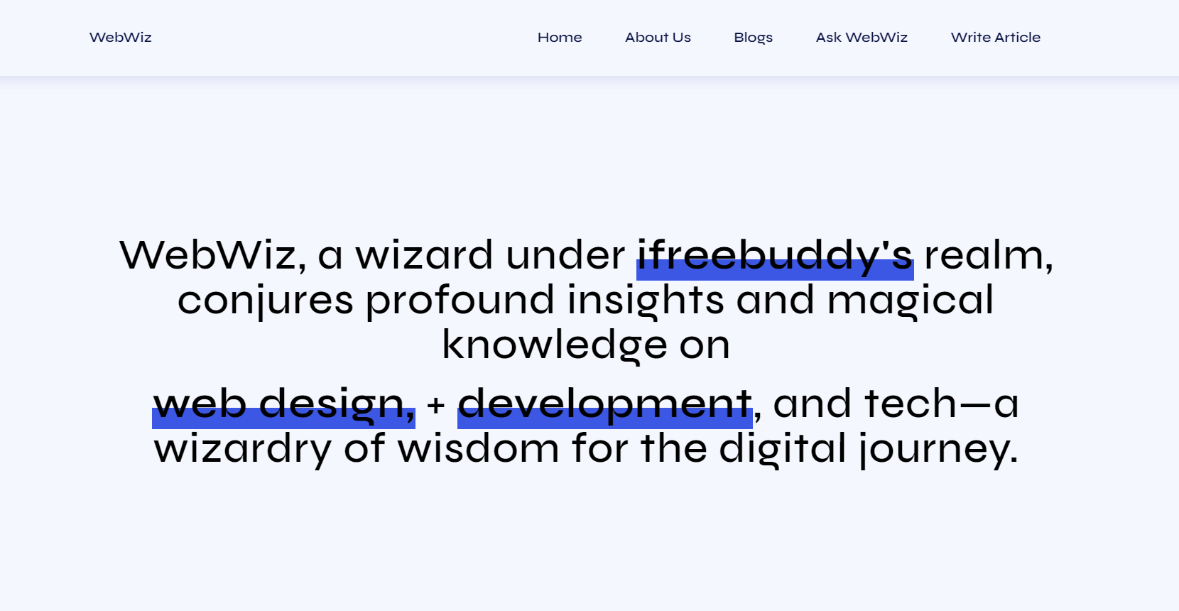 Mídia 1 de WebWiz