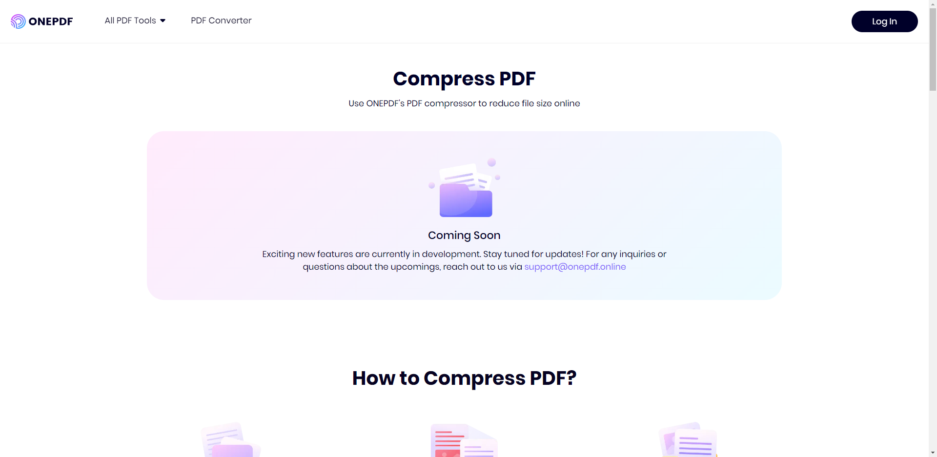 压缩PDF - 用OnePDF在快照中压缩PDF！媒体1