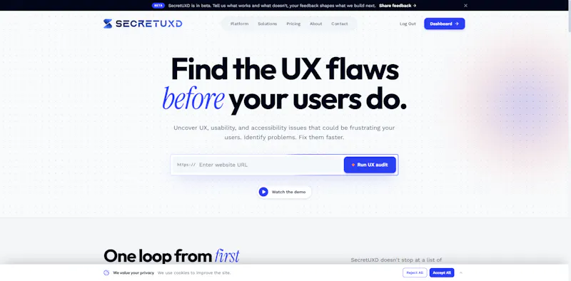 SecretUXD screenshot 2