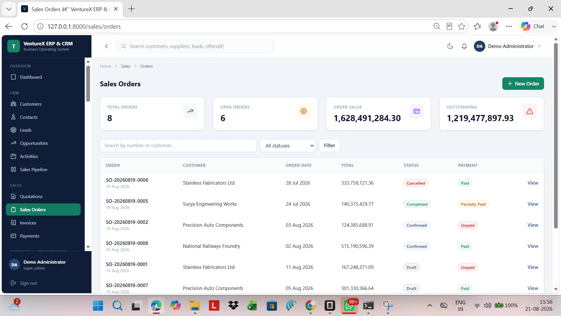 VentureX ERP & CRM gallery image