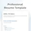 Professional Resume Notion Template
