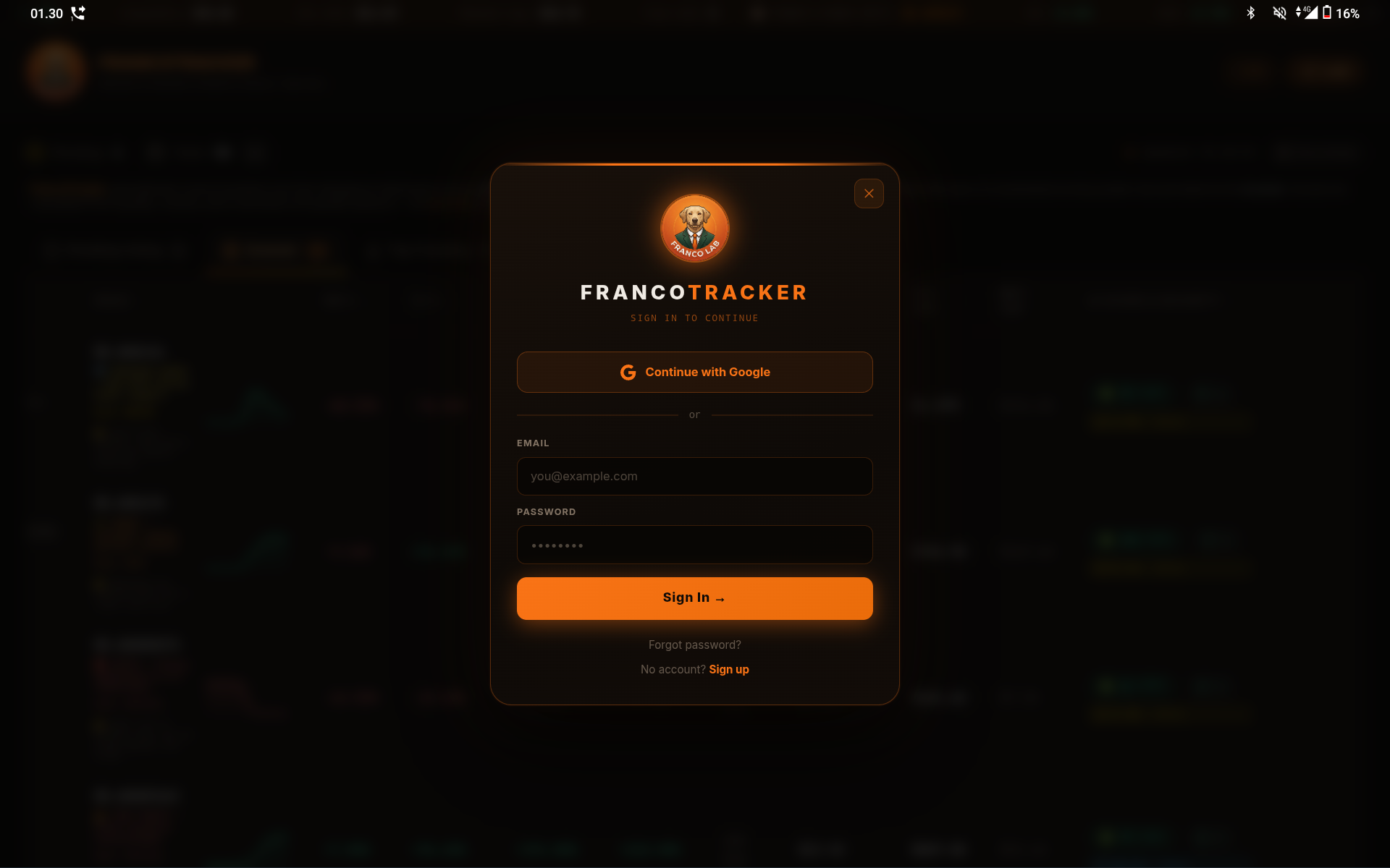 FRANCOTRACKER gallery image