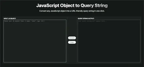 Javascript Object to String gallery image