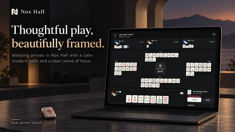 Nox Hall - New Game Mahjong! screenshot 2