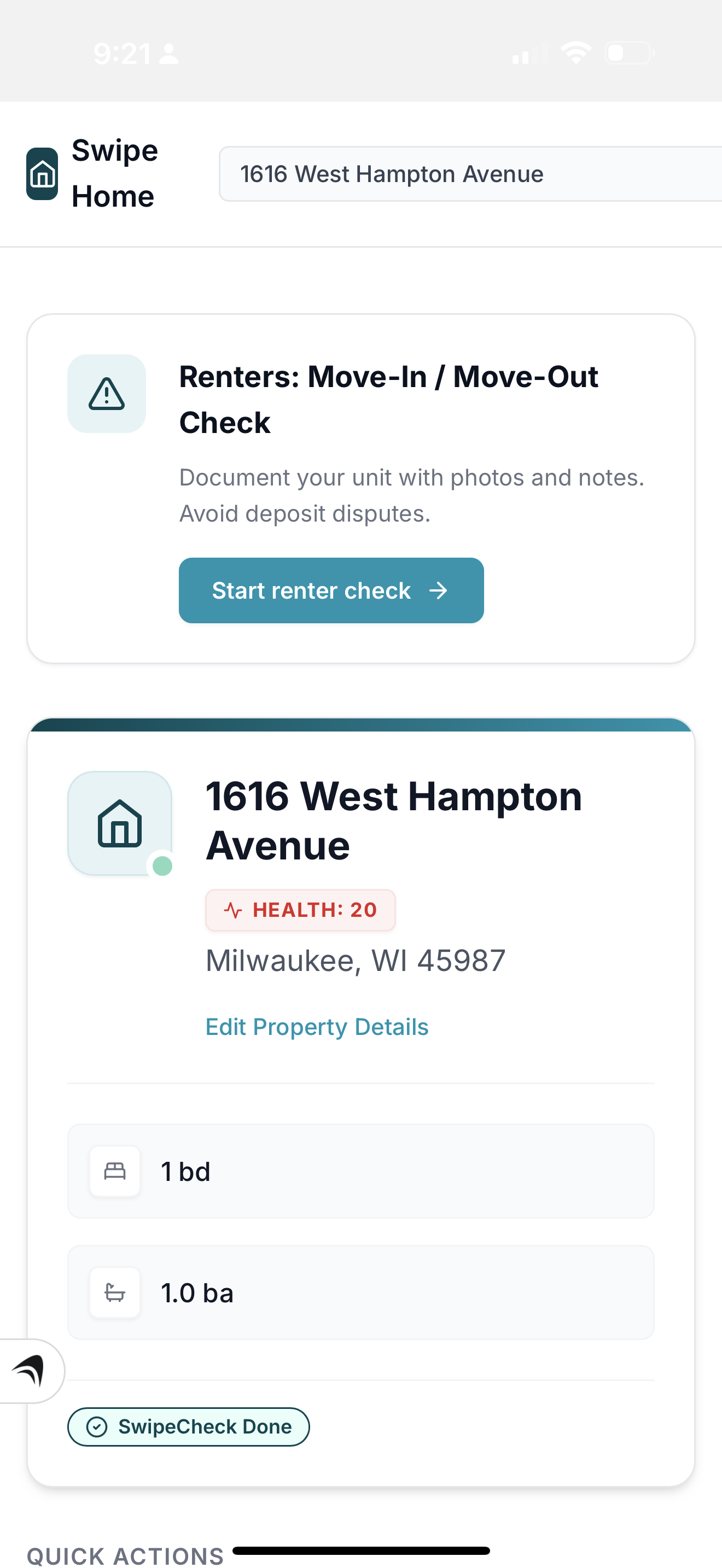 SwipeHome Lite - Screenshot 5 showing product features and functionality