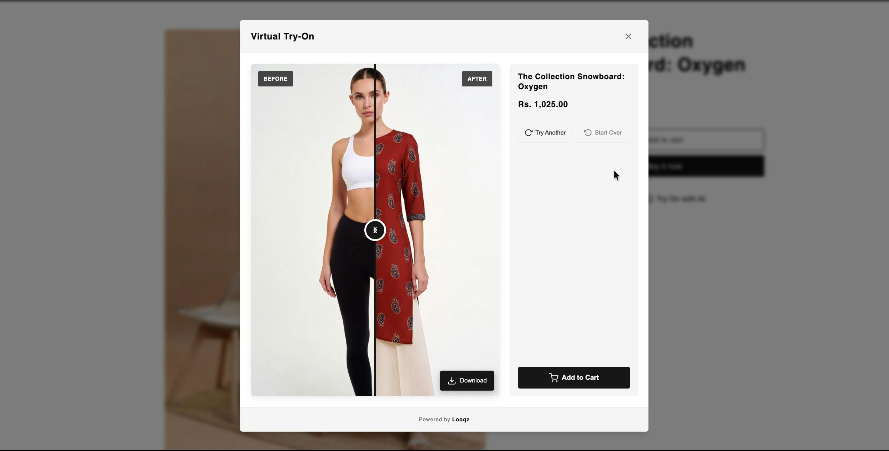 Looqz - AI Virtual Try-ON gallery image