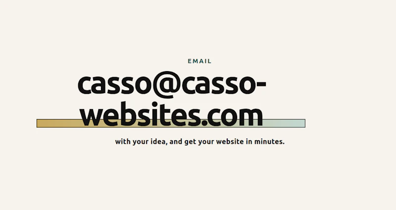 Casso Websites screenshot 1