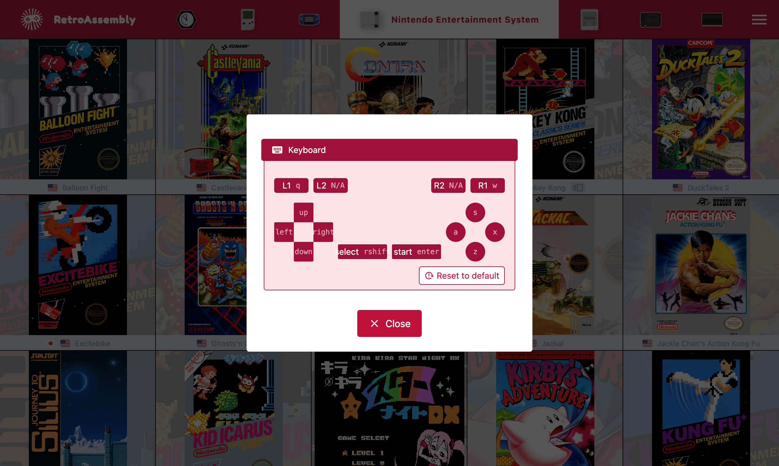 RetRoAssembly - ブラウザの個人的なレトロゲームコレクションキャビネットメディア5
