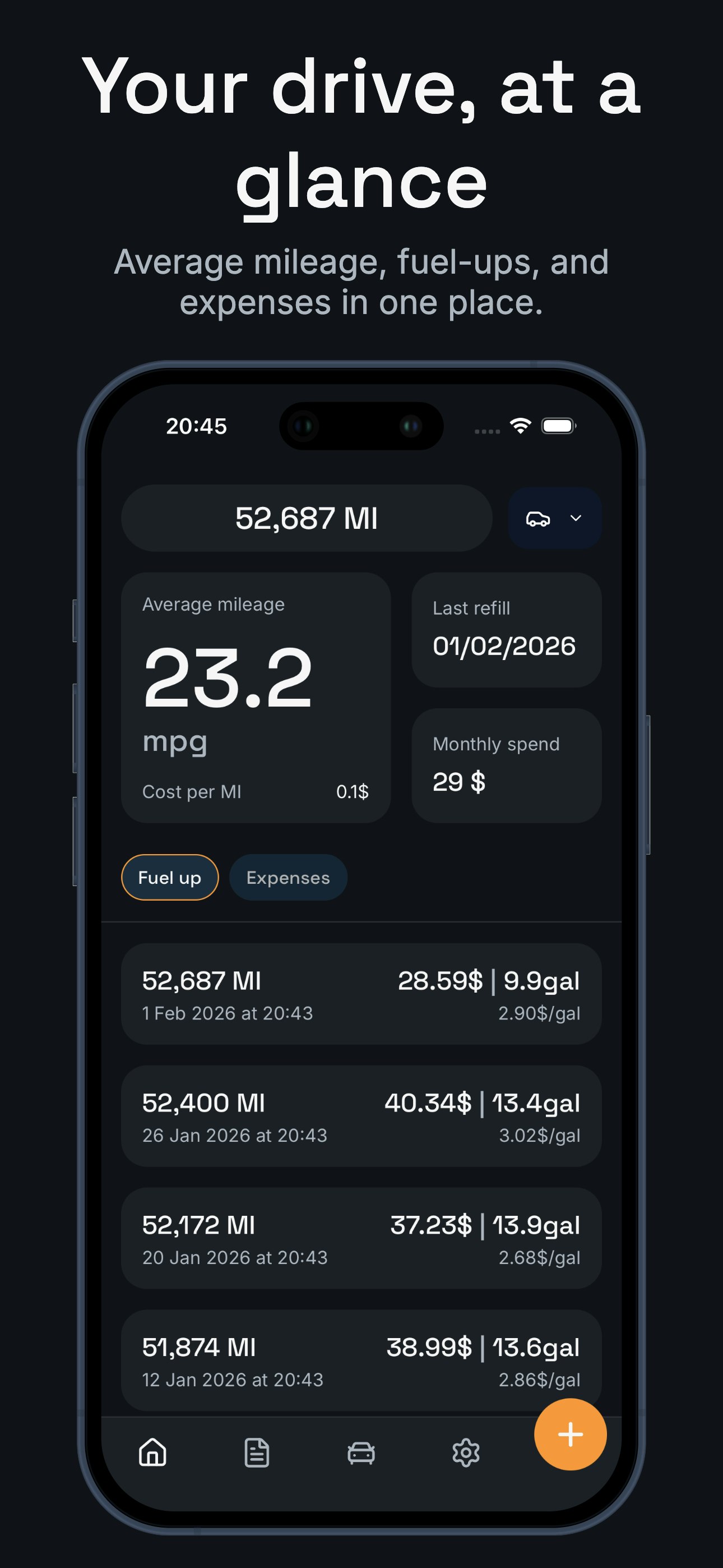 Leeway 1.2 – Beyond Fuel Tracking - Screenshot 2 showing product features and functionality