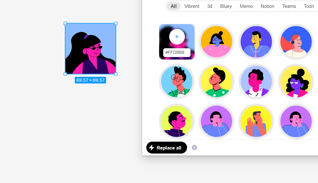 Avatar - Plugin Figma media 3