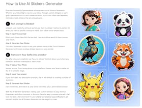 AI Stickers gallery image